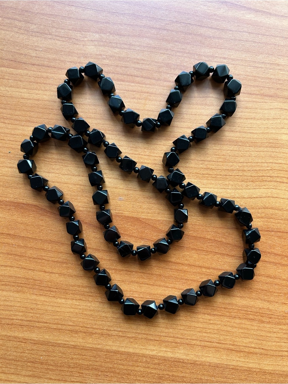 Natural Hematite Necklace - 15”